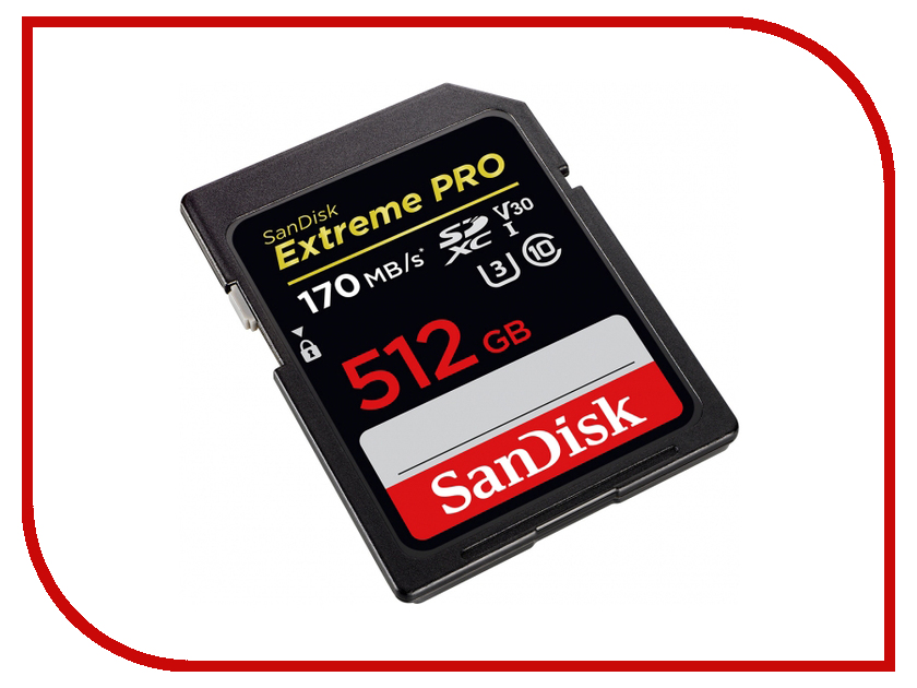 фото Карта памяти 512Gb - SanDisk Extreme Pro - Secure Digital XC Class 10 UHS-I SDSDXXY-512G-GN4IN