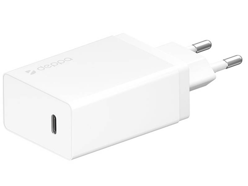 фото Зарядное устройство Deppa USB Type-C White DEP-11388