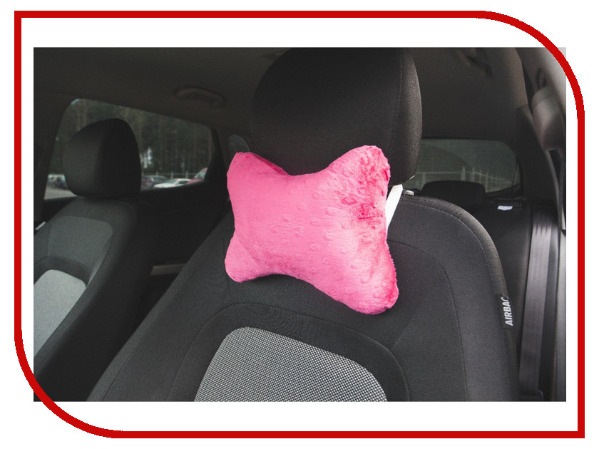 

Подушка на подголовник СИМА-ЛЕНД Классика Pink 139711, Классика