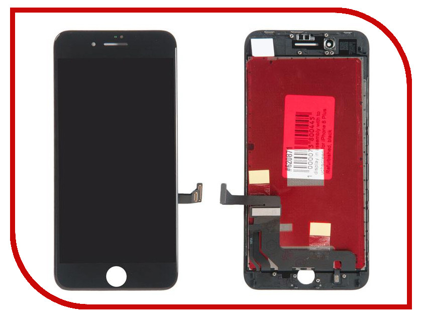 

Дисплей RocknParts для APPLE iPhone 8 Plus Black 620871, 620871