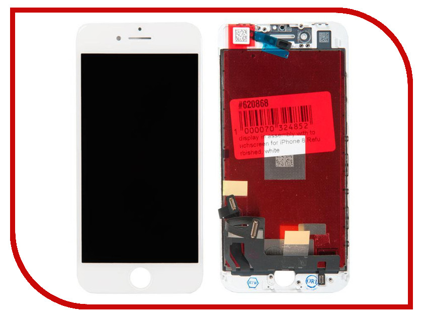 

Дисплей RocknParts для APPLE iPhone 8 White 620868, 620868