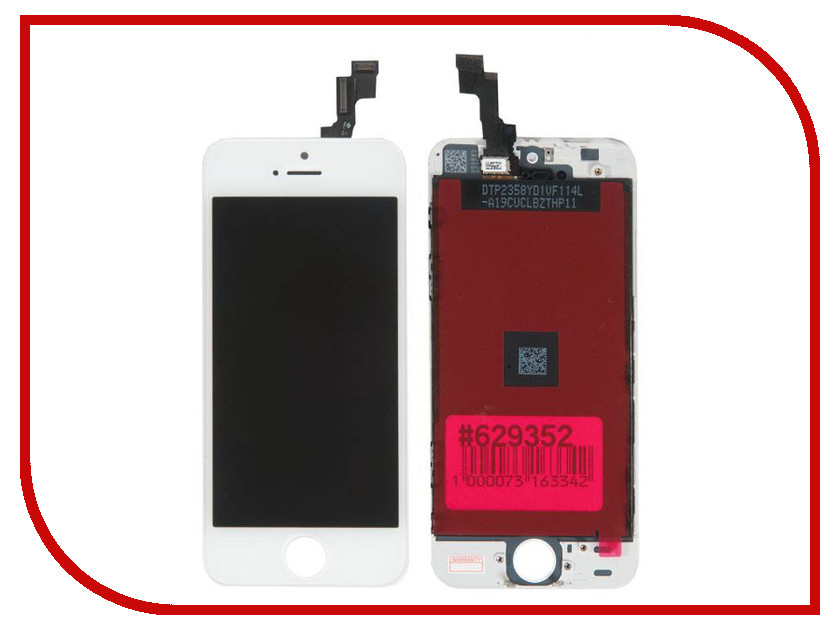 фото Дисплей RocknParts для APPLE iPhone 5S White 629352