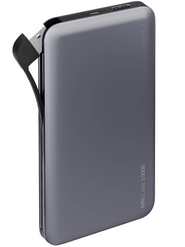 

Аккумулятор Deppa NRG Cable 10000 mAh Graphite DEP-33536, NRG Cable DEP-33536