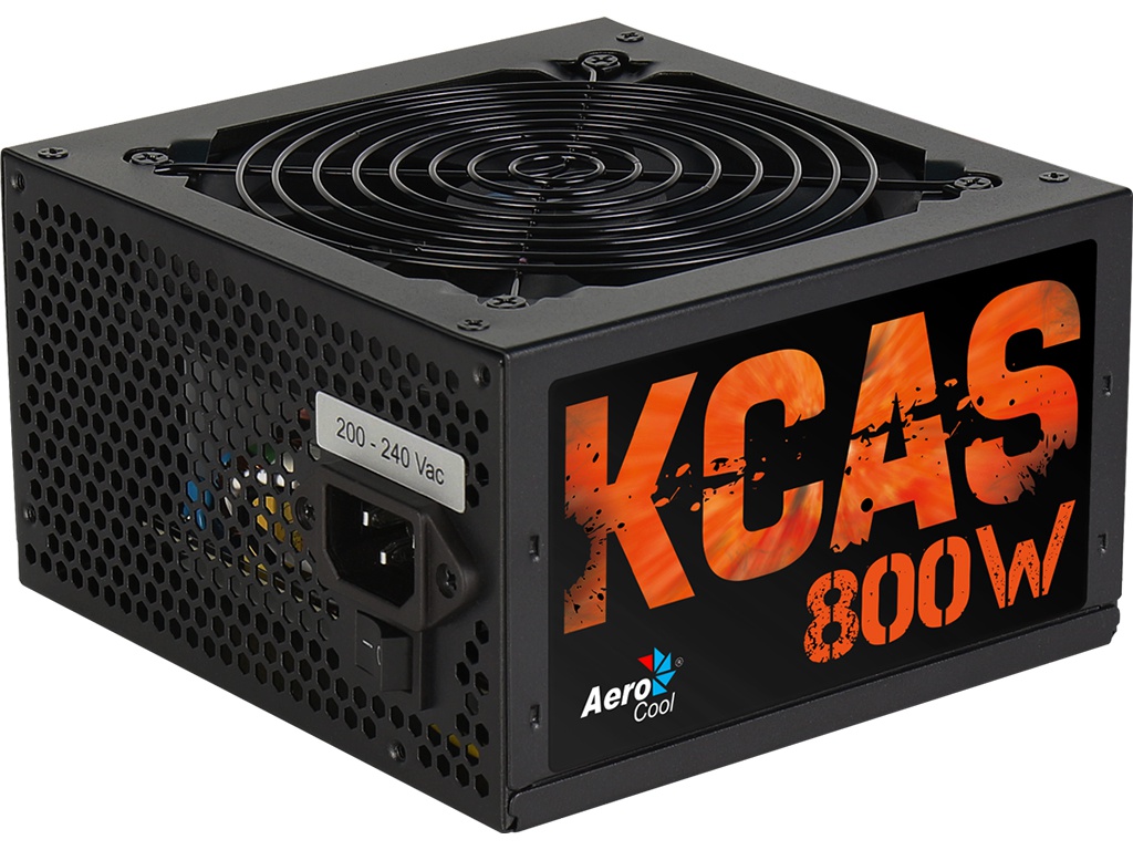 Блок питания AeroCool KCAS PLUS 800W блок питания aerocool kcas plus 500w черный