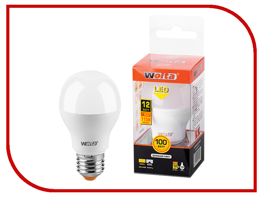 

Лампочка Wolta LED 25S60BL12E27 4000K 11842, 11842