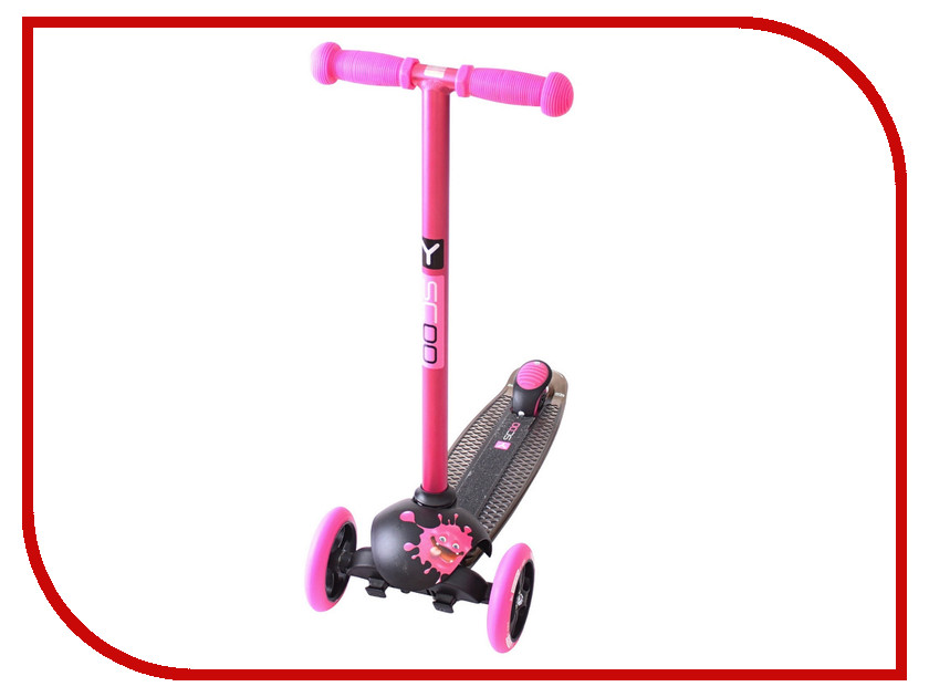 

Самокат Y-Scoo RT Trio Diamond 120 Monsters 1 высота Pink Zoi, RT Trio Diamond 120 Monsters