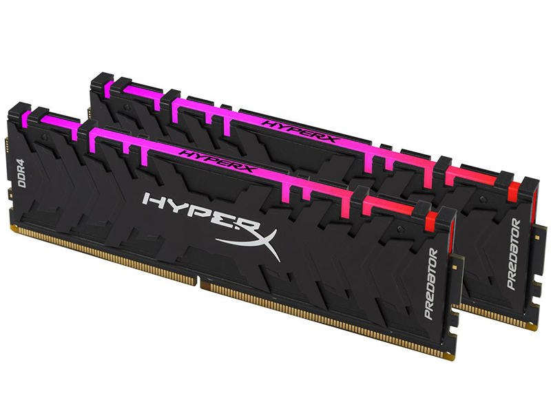 фото Модуль памяти hyperx predator rgb ddr4 dimm 3000mhz pc4-24000 cl15 - 16gb kit (2x8gb) hx430c15pb3ak2/16