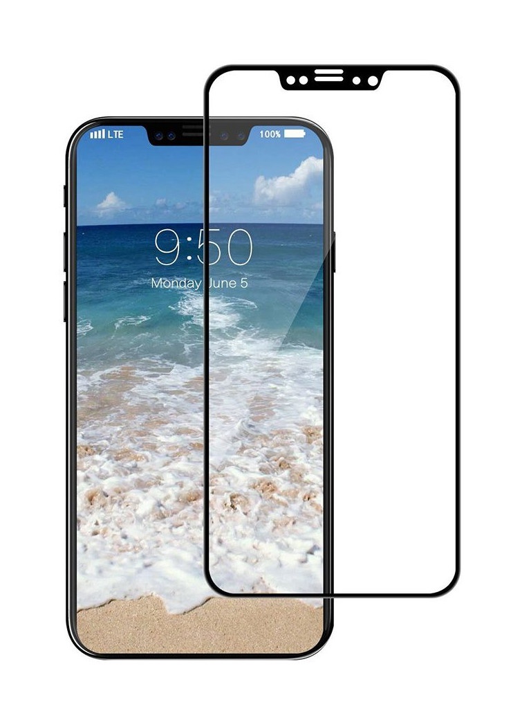 фото Аксессуар Защитное стекло Optmobilion для APPLE iPhone X / XS Full Glue 2.5D Black