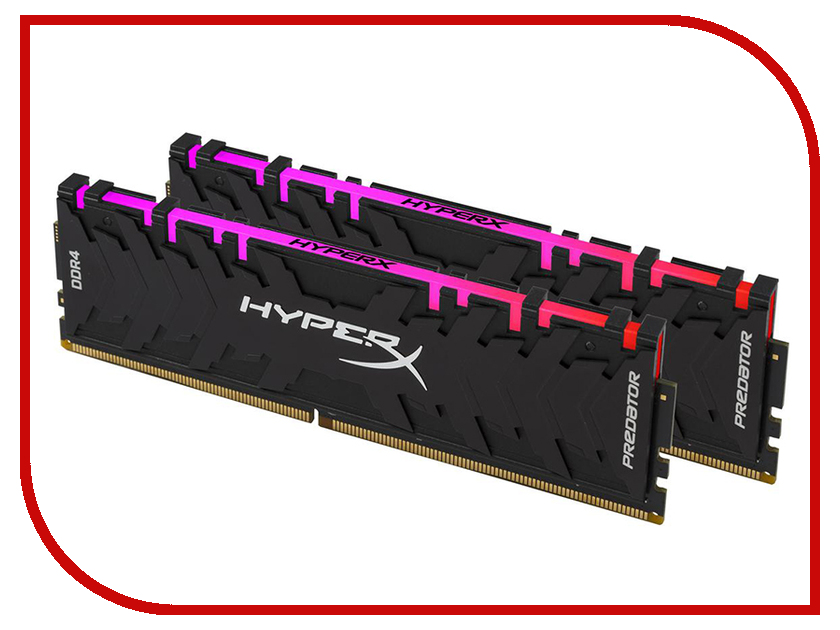 

Модуль памяти Kingston HyperX Predator RGB DDR4 DIMM 3000MHz PC4-24000 CL15 - 32Gb KIT (2x16Gb) HX430C15PB3AK2/32, HX430C15PB3AK2/32