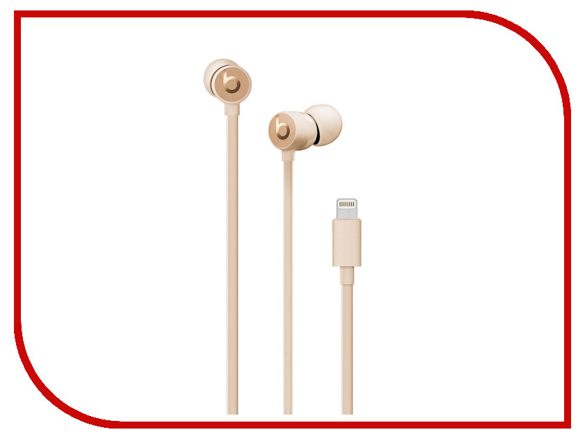 

Beats urBeats3 Earphones Lightning Satin Gold MUHW2EE/A, urBeats3