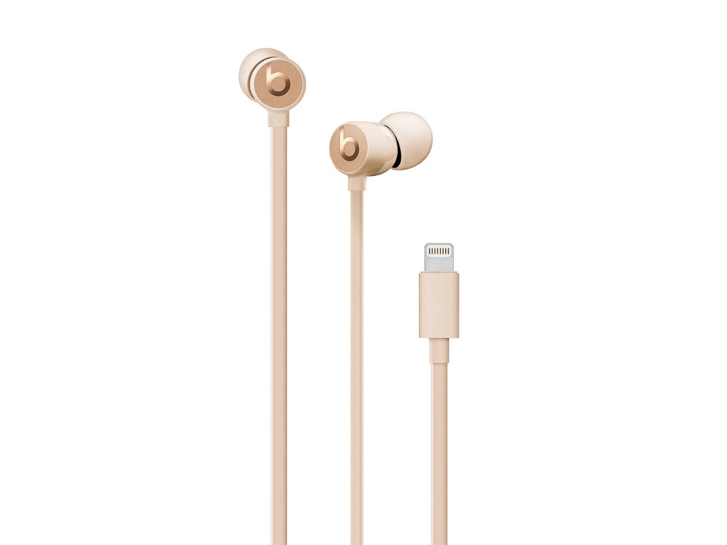 

Beats urBeats3 Earphones Lightning Satin Gold MUHW2EE/A, urBeats3