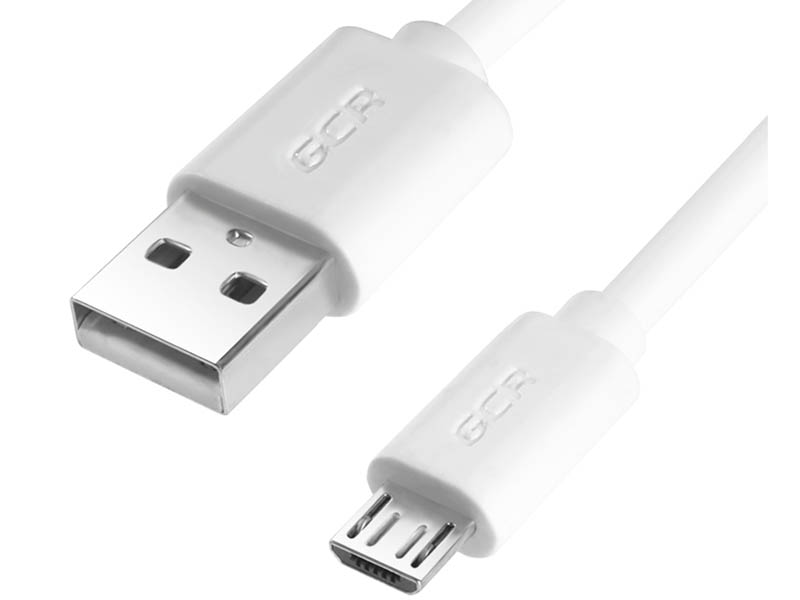 

Аксессуар Greenconnect USB 2.0 AM - Micro B 5pin 3m White GCR-51104, GCR-51104