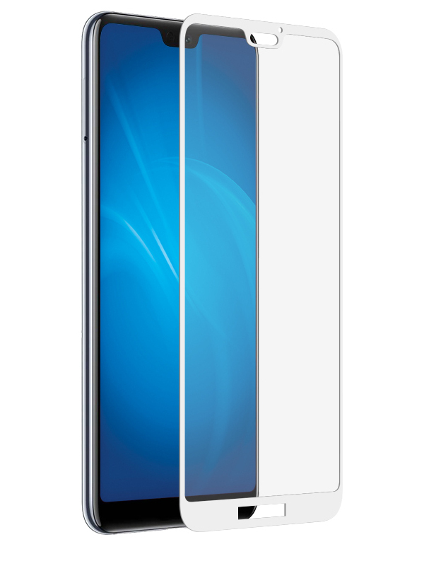 

Аксессуар Защитное стекло Optmobilion для Huawie P20 Lite 2.5D White, Huawie P20 Lite