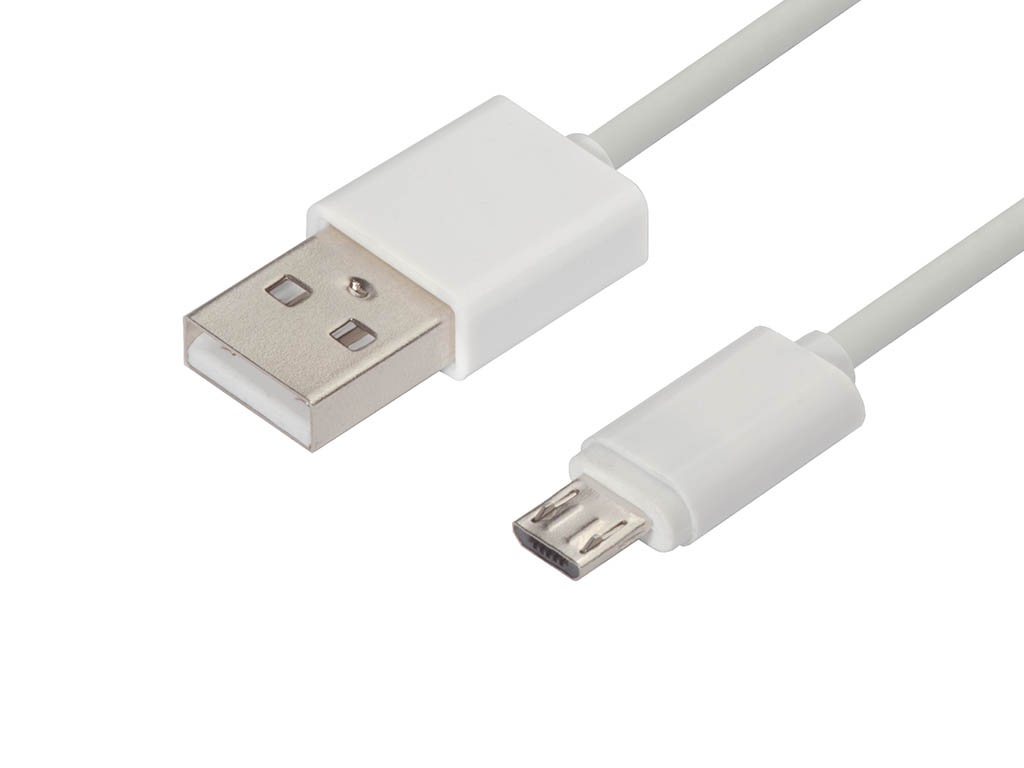 

Аксессуар Greenconnect USB 2.0 AM - Micro B 5pin 2m White GCR-51133, GCR-51133