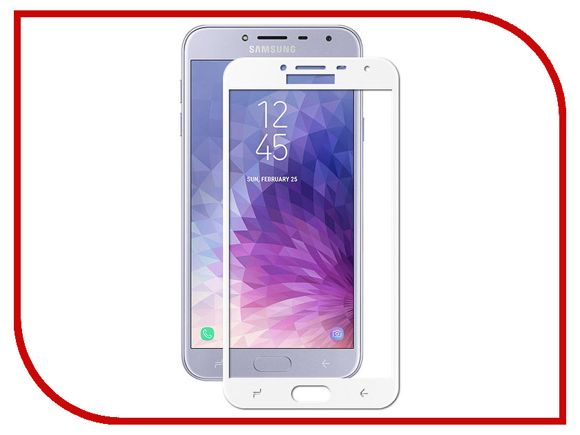 фото Аксессуар Защитное стекло для Samsung J4 2018 Optmobilion 2.5D White