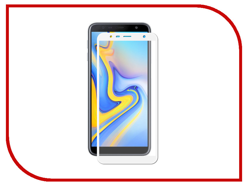 фото Аксессуар Защитное стекло для Samsung J6 Plus Optmobilion 2.5D White