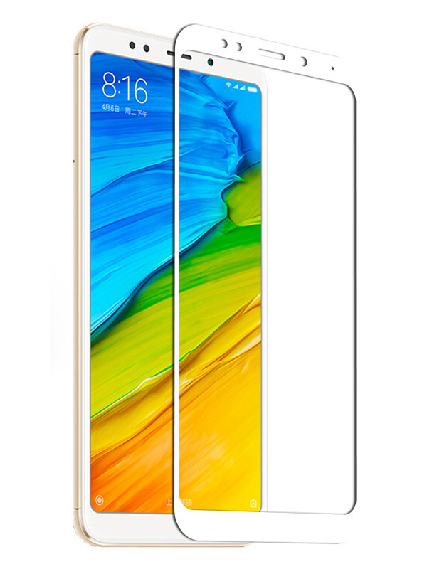 

Аксессуар Защитное стекло Optmobilion для Xiaomi Redmi 5 Plus 2.5D White, Xiaomi Redmi 5 Plus