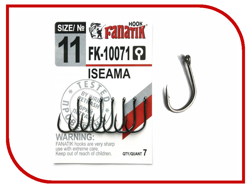 фото Крючки Fanatik Iseama №11 7шт FK-10071-11