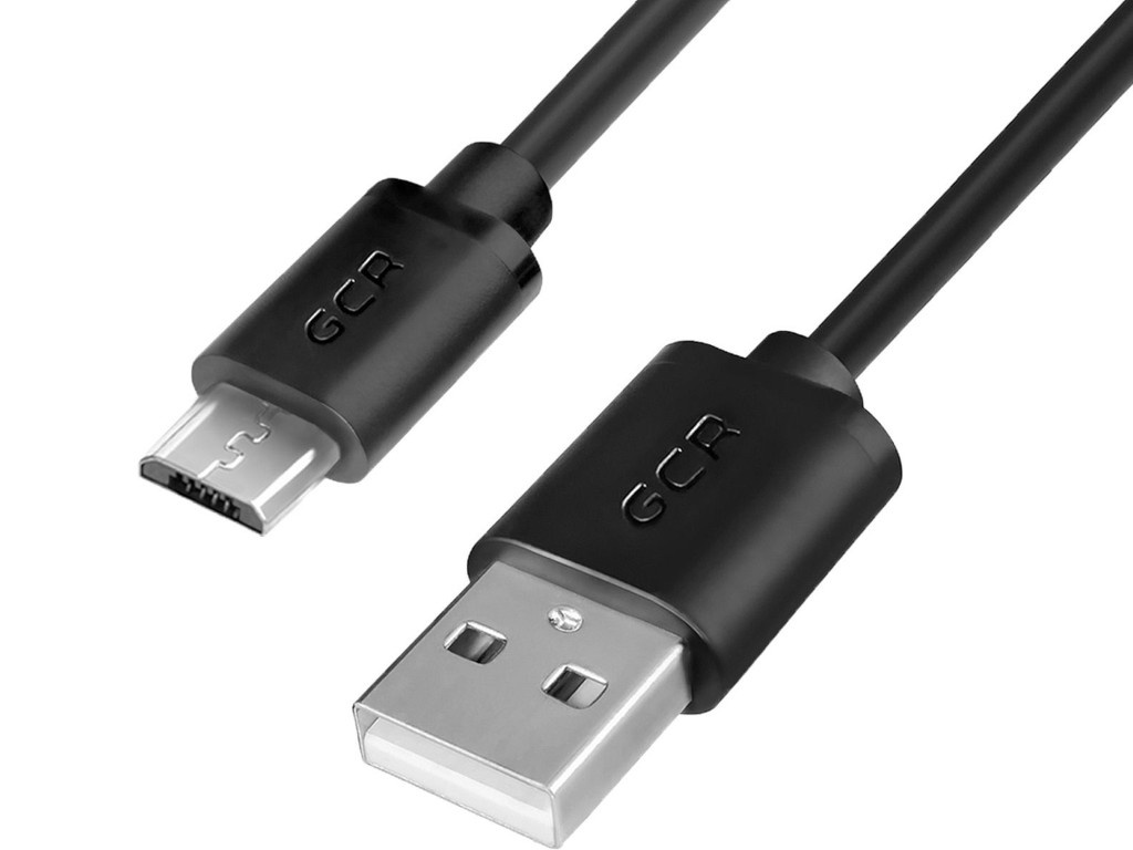 фото Аксессуар Greenconnect USB 2.0 AM - Micro B 5pin 2m Black GCR-UA8MCB6-BB2S-2.0m