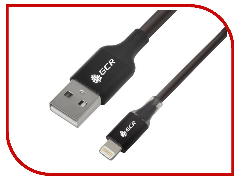

Аксессуар Greenconnect Кабель USB 2.0 - Lightning 8pin 1m для iPhone 5/6/7/8/X Yellow-Black GCR-51032, GCR-51032