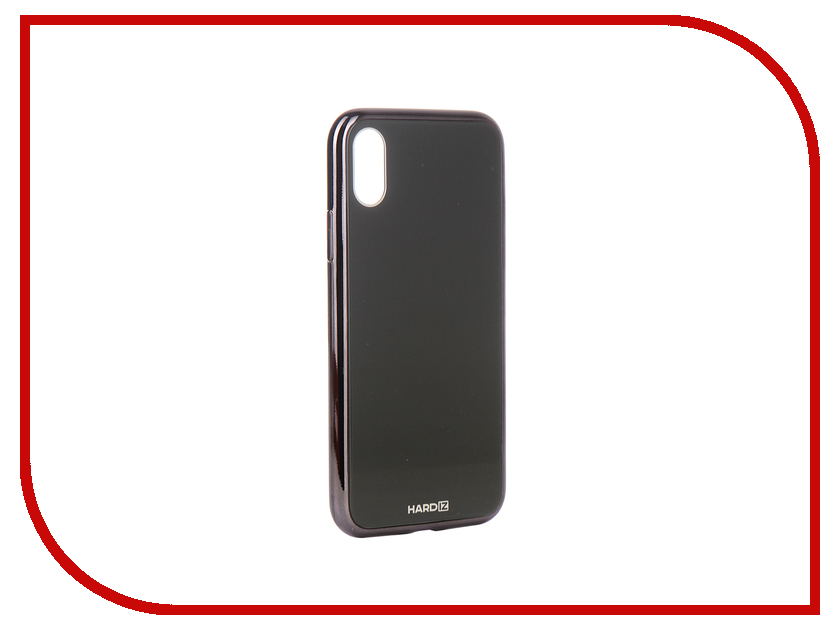 фото Аксессуар Чехол Hardiz для APPLE iPhone XS Glass Case Black HRD810701