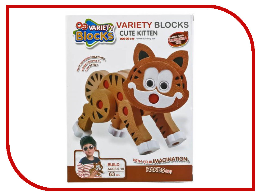 

Конструктор Variety Blocks Кошка 63 дет. 3111, 3111