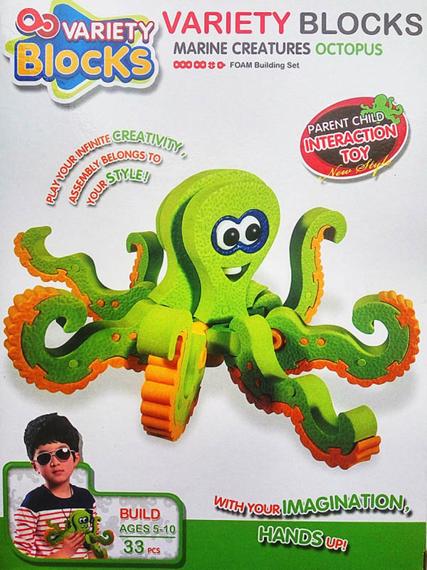

Конструктор Variety Blocks Осьминог 33 дет. 3122, 3122