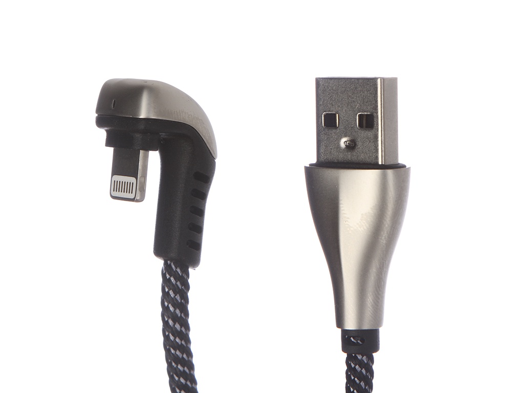 фото Аксессуар Dorten Angled Series 360 Lighting to USB 1.2m Silver DN312801