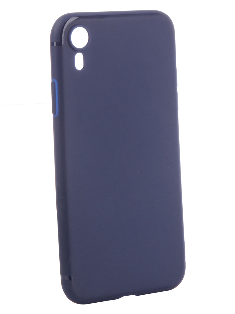 

Аксессуар Чехол Brosco для APPLE iPhone XR Softtouch Silicone Blue IPXR-TPU-ST-BLUE, APPLE iPhone XR