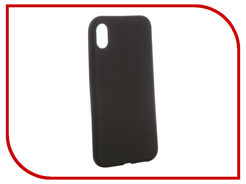 

Аксессуар Чехол Brosco для APPLE iPhone XR Softtouch Silicone Black IPXR-TPU-ST-BLACK, APPLE iPhone XR