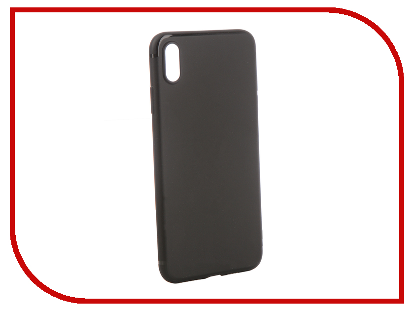 фото Аксессуар Чехол Brosco для APPLE iPhone XS Max Black IPXSM-TPU-ST-BLACK