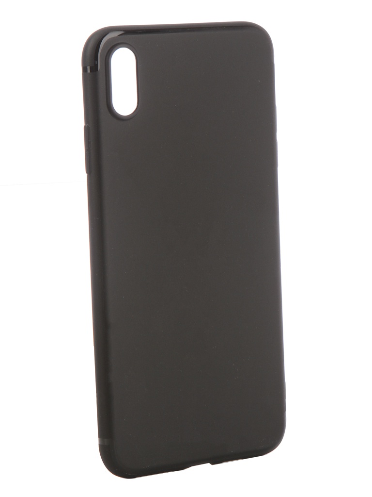 Чехол Brosco для APPLE iPhone XS Max Black IPXSM-TPU-ST-BLACK