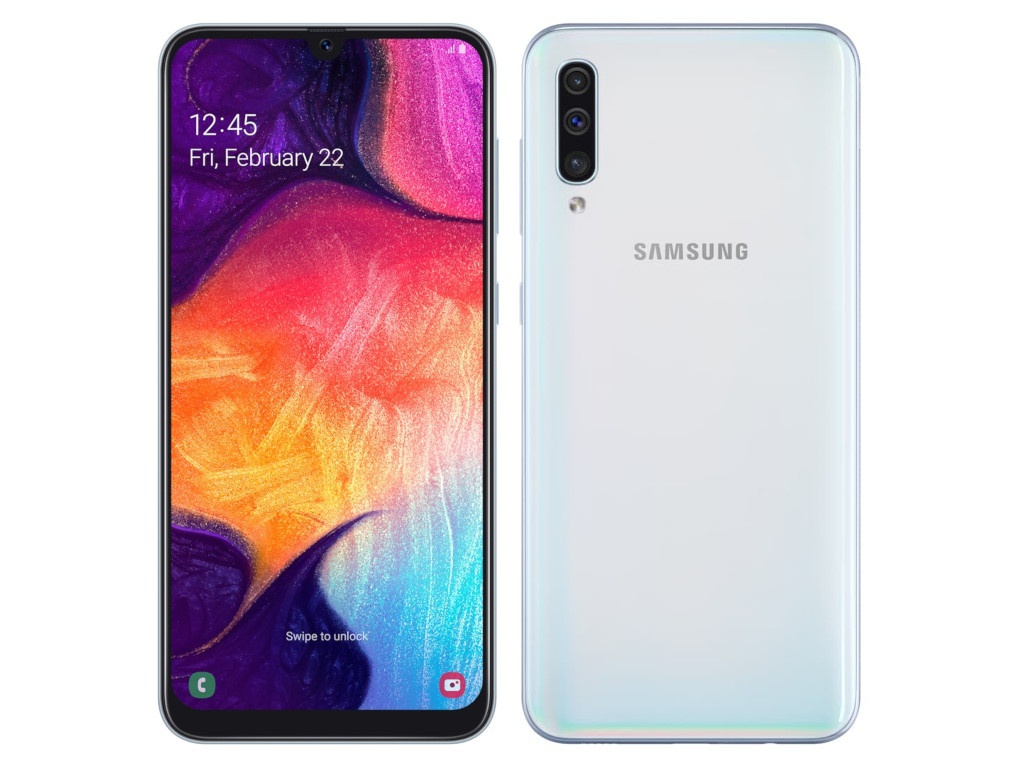 

Сотовый телефон Samsung Galaxy A50 128GB White, SM-A505F A50