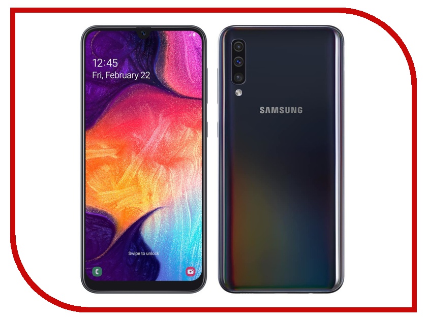 

Сотовый телефон Samsung Galaxy A50 128GB Black, SM-A505F A50