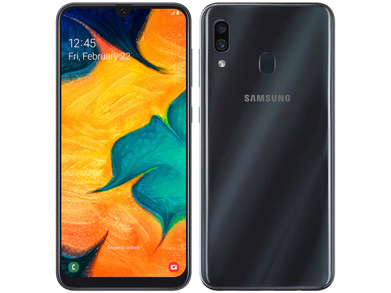 

Сотовый телефон Samsung SM-A305F Galaxy A30 3Gb/32Gb Black, SM-A305F A30