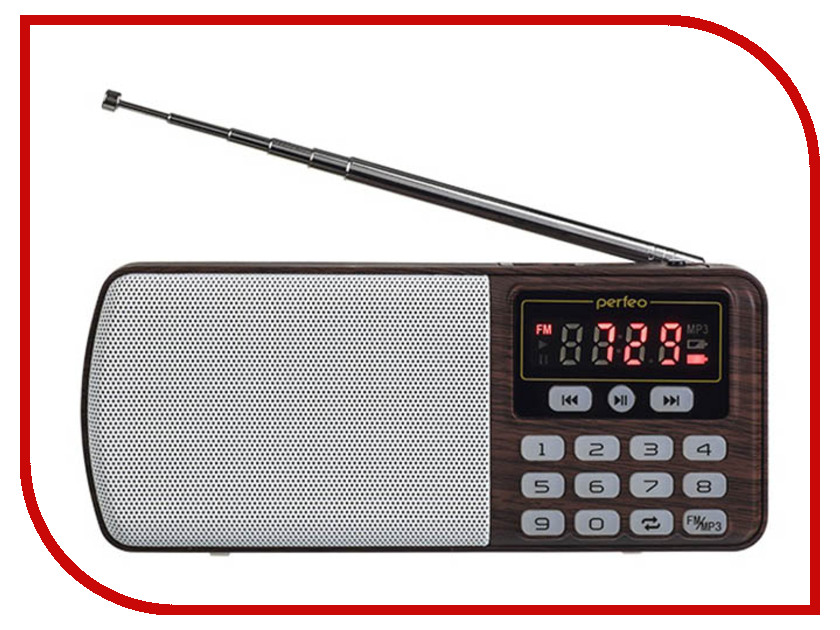 

Радиоприемник Perfeo Егерь FM+ i120 Brown, Егерь FM+ i120