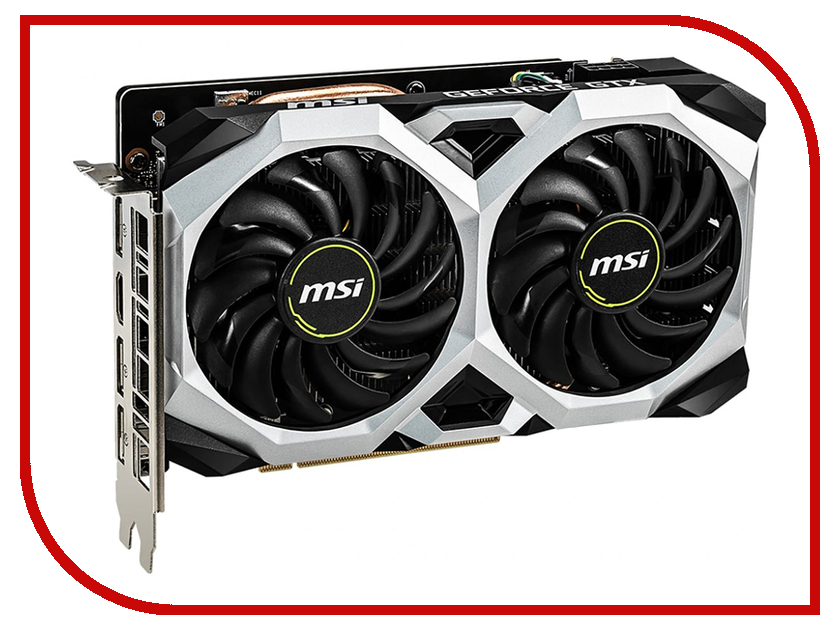 

Видеокарта MSI GeForce GTX 1660 Ti 1830Mhz PCI-E 3.0 6144Mb 12000Mhz 192 bit 3xDP HDMI GTX 1660 Ti VENTUS XS 6G OC, GTX 1660 Ti VENTUS XS 6G