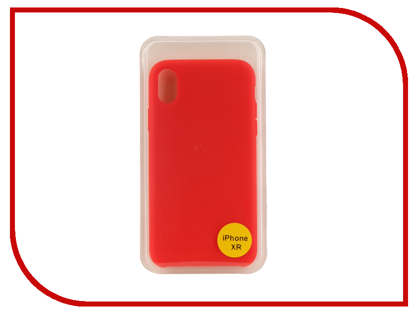 

Аксессуар Накладка для iPhone XR 6.1 Red Line Silicon Case Red УТ000017264, УТ000017264