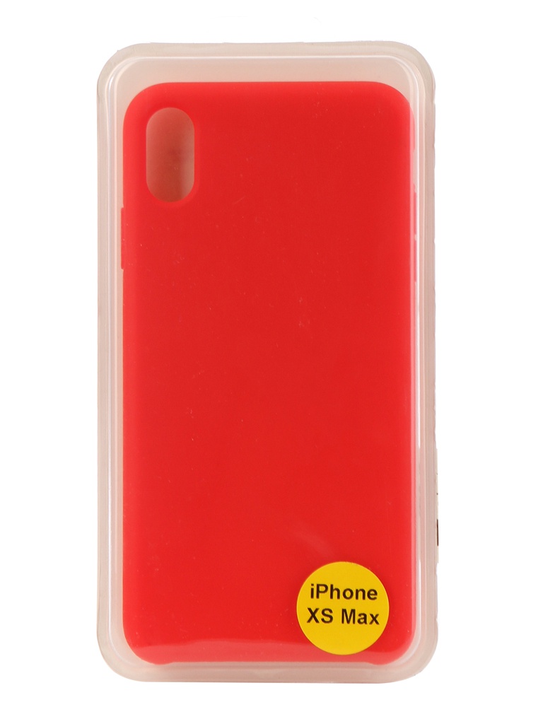 

Аксессуар Накладка Red Line для APPLE iPhone XS Max 6.5 Silicon Case Red УТ000017261, УТ000017261