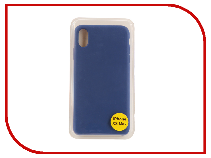 фото Аксессуар Накладка Red Line для APPLE iPhone XS Max Silicon Case Blue УТ000017260