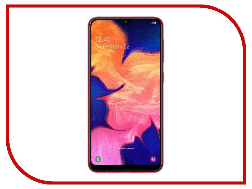 

Сотовый телефон Samsung Galaxy A10 Red, SM-A105F