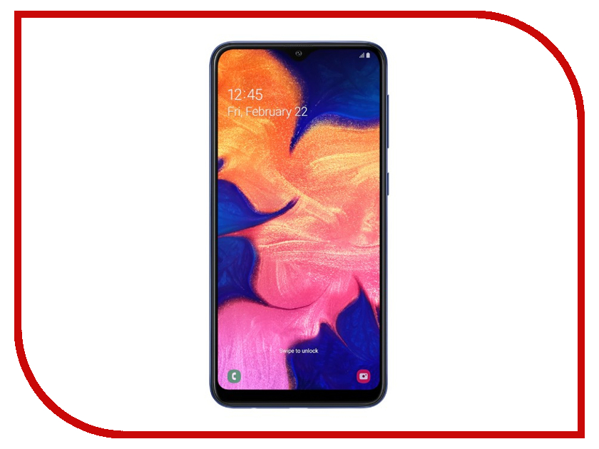 

Сотовый телефон Samsung Galaxy A10 Blue, SM-A105F