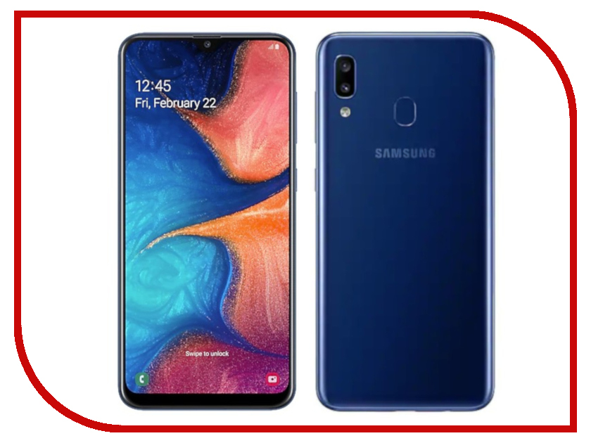 

Сотовый телефон Samsung SM-A205F Galaxy A20 3Gb RAM 32Gb Blue, SM-A205F