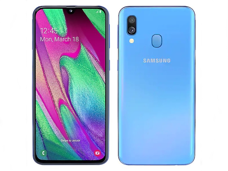 фото Сотовый телефон samsung galaxy a40 4gb ram 64gb blue