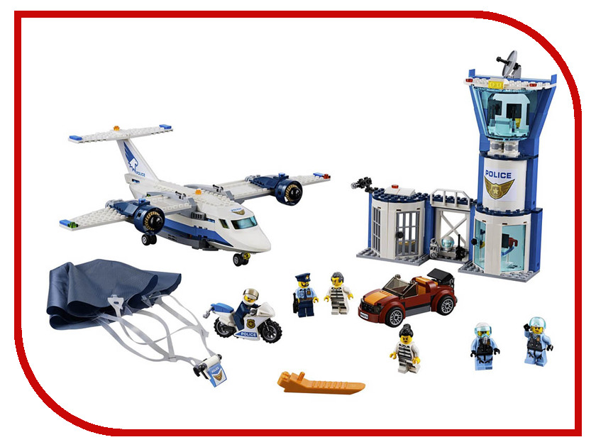 

Конструктор Lego City Воздушная полиция: Авиабаза 529 дет. 60210, 60210