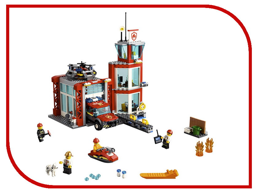 

Конструктор Lego City Пожарное депо 509 дет. 60215, 60215
