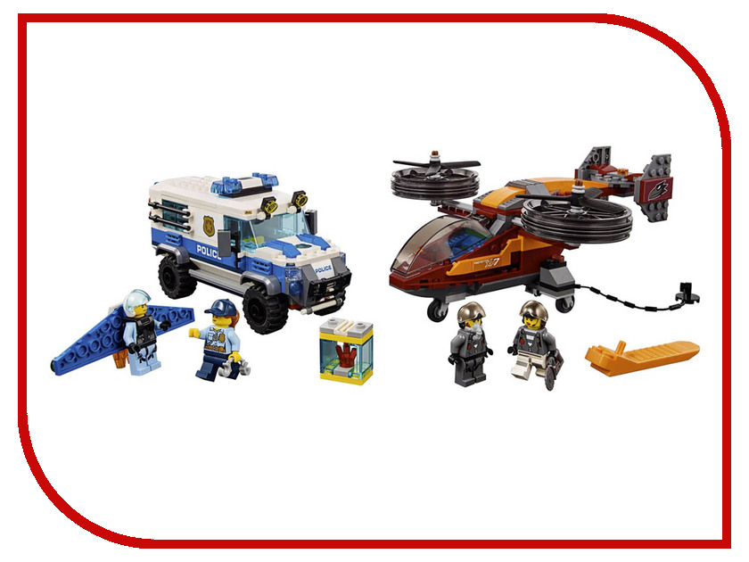 

Конструктор Lego City Воздушная полиция: Кража бриллиантов 400 дет. 60209, 60209
