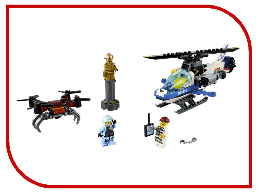 

Конструктор Lego City Воздушная полиция: погоня дронов 192 дет. 60207, 60207