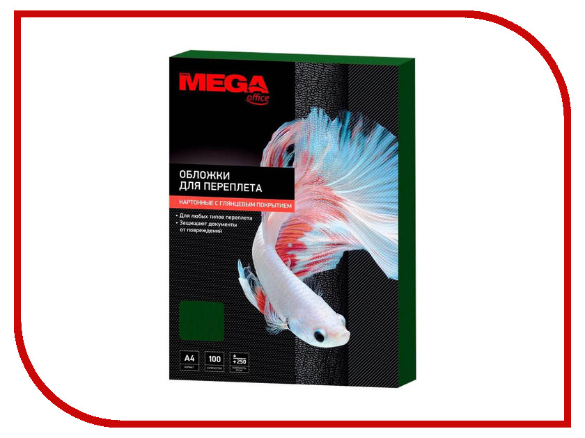 

Обложка для переплета ProMega Office А4 250г/м2 100шт Green 254611, 254611
