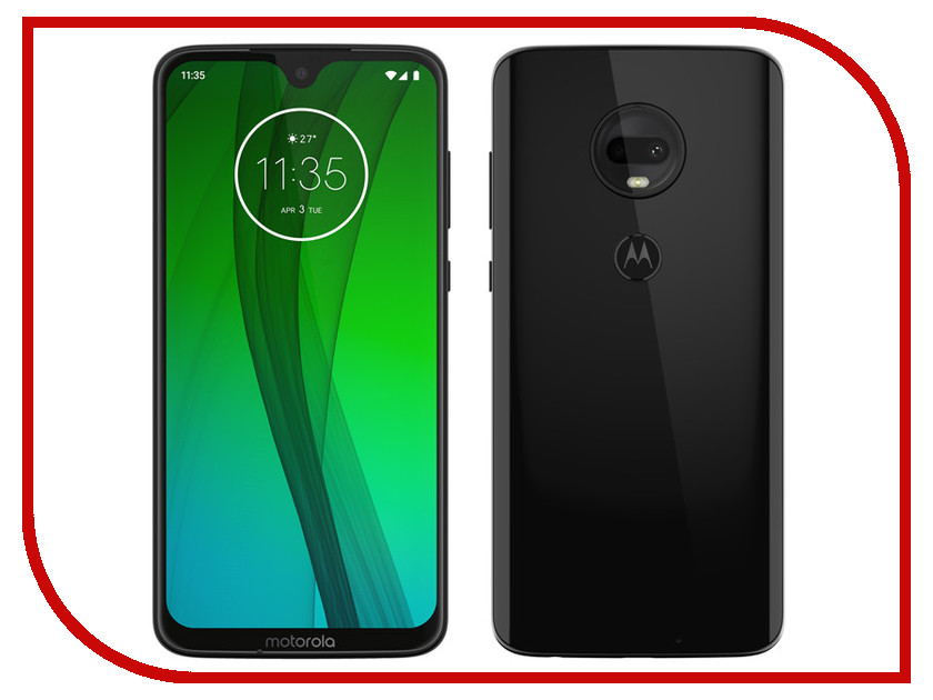 

Сотовый телефон Motorola Moto G7 4Gb RAM 64Gb Black, Moto G7